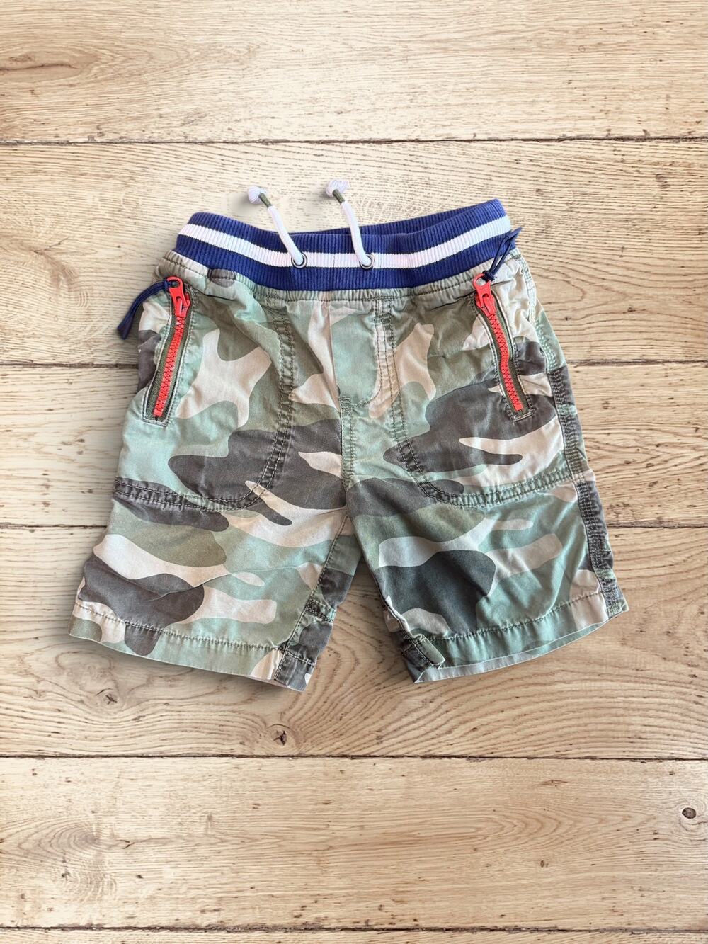 Mini Boden Camo Shorts- 4t